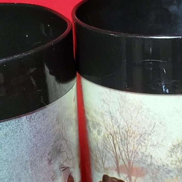 Thermo Serv Cups Historical Revolutionary Wars USA Insulated Tumblers Set of 2 - Picture 9 of 11